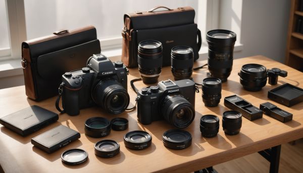 Mon équipement pour photographier.